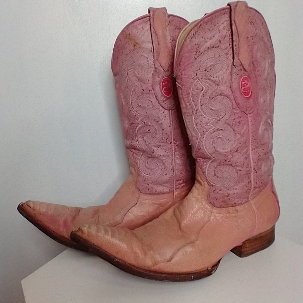 Pink Western Cowboy Boots